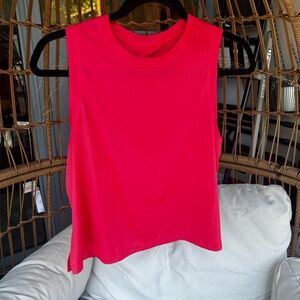 Lululemon bright pink lightweight top size 10